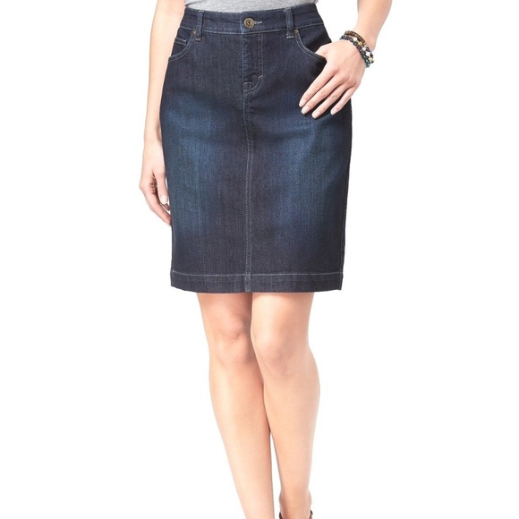 Style & Co. Dresses & Skirts - Style & Co. Denim Skirt Size 16 Petite Mid-Rise